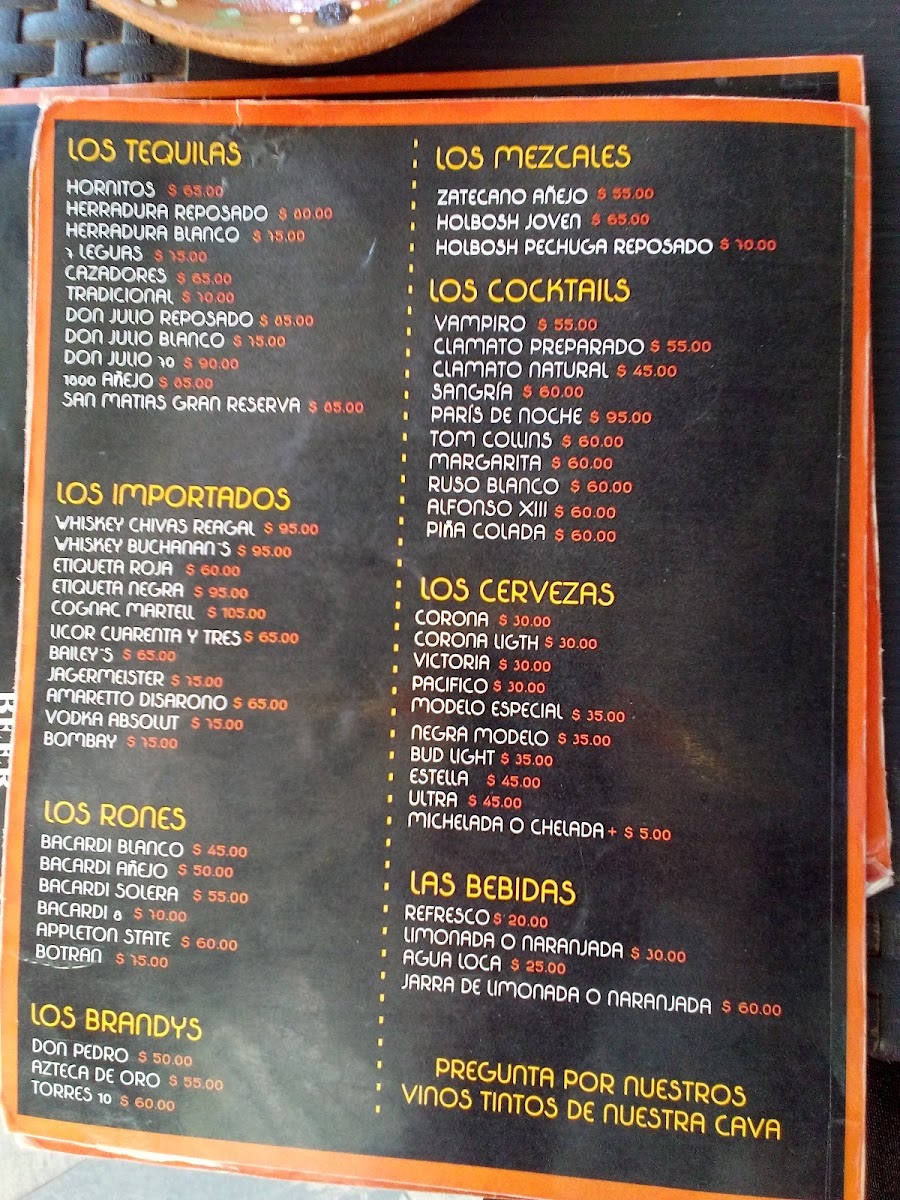 La Parrilla Steak Beer Menu - Image 6